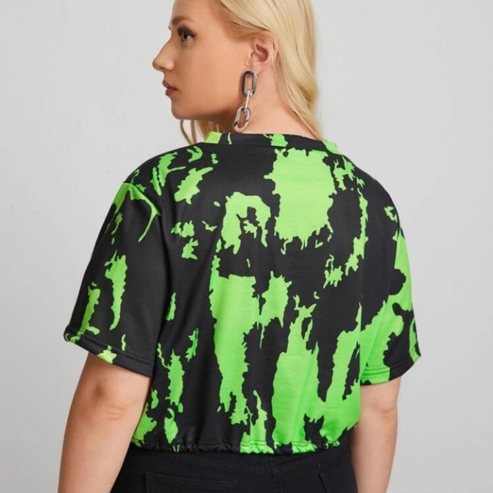 Oversized Cropped Shirt - Picture 2 of 4